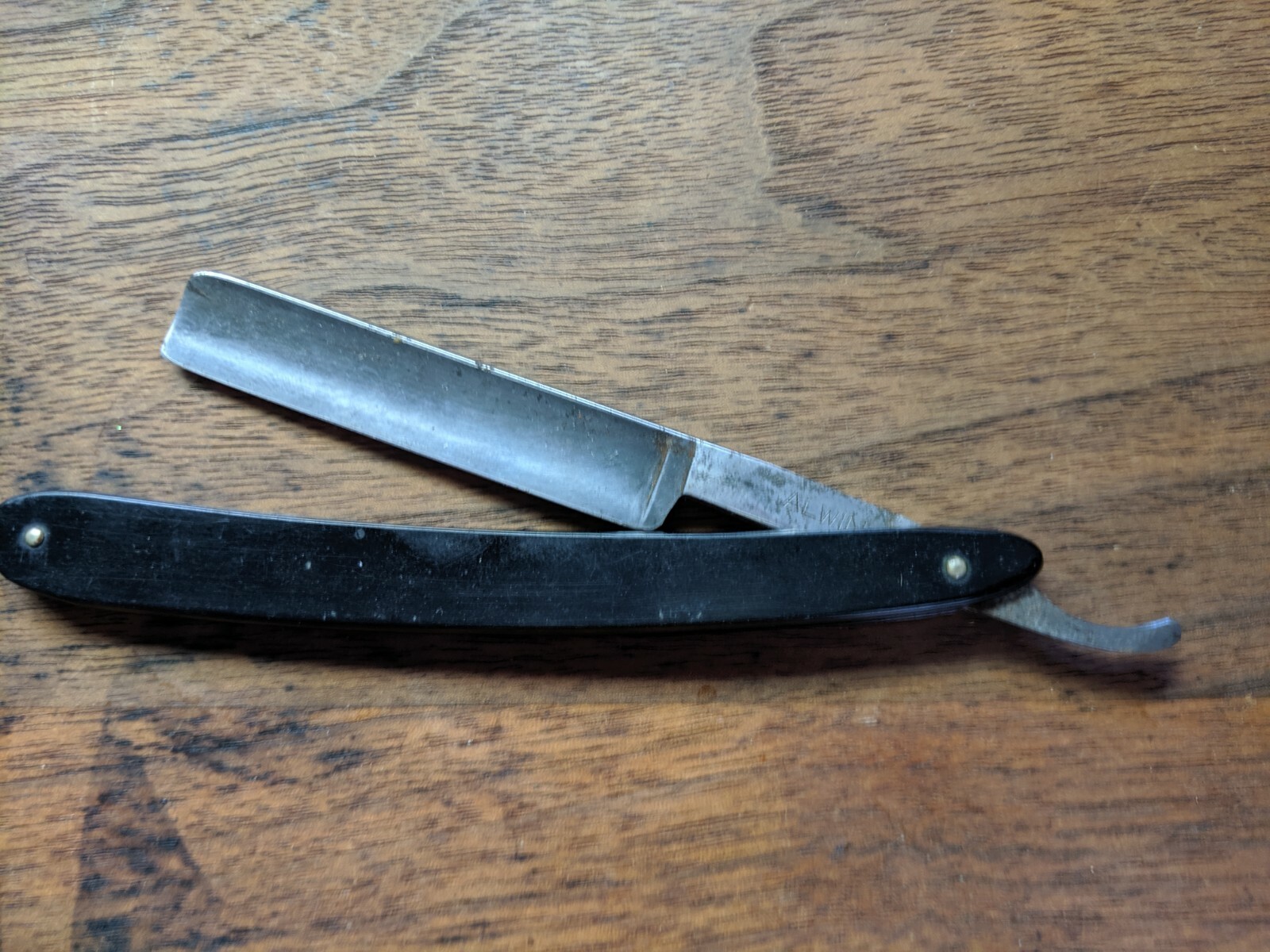Vintage Straight Razor Ontario Cutlery Co Geneva NY ALWIN New York