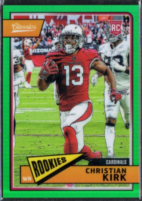 2018 Panini Honors Classics Update Rookies Green SP/75 Christian Kirk #328 RC