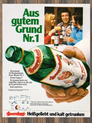 Doornkaat - Reklame Werbeanzeige Original-Werbung 1975