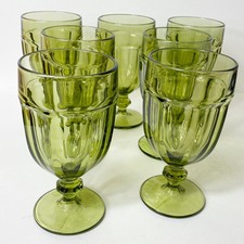 libbey gibraltar green glassware