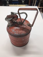 Vintage JUSTRITE Heavy Duty Red Safety Gas Can UL Listed Part MH-207