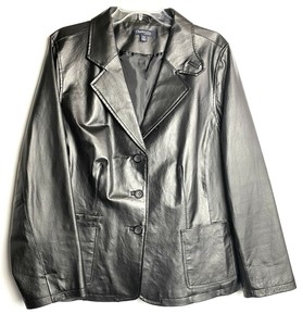 chadwicks leather blazer