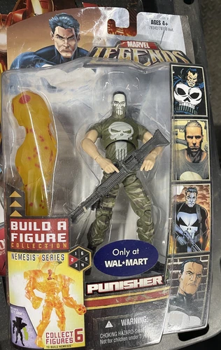 HASBRO MARVEL LEGENDS SERIE THE PUNISHER FIGURA SIN USAR EN BUEN ESTADO DE CONSTRUCCIÓN NEMESIS SERIE R