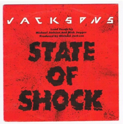Jacksons (Leadvocal ''Michael Jackson + Mick Jagger'')State Of Shock / Single 1984