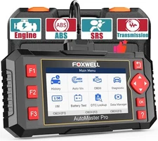 FOXWELL Car OBD2 Scanner Code Reader  Engine ABS SRS  AT System Diagnostic Tool