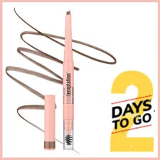 Maybelline Total Temptation Eyebrow Definer Pencil, Soft Brown, 1 Count