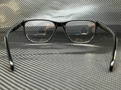 DOLCE & GABBANA DG5053 3257 Transparent Grey Rectangle Men's 56 mm Eyeglasses - Picture 4 of 4