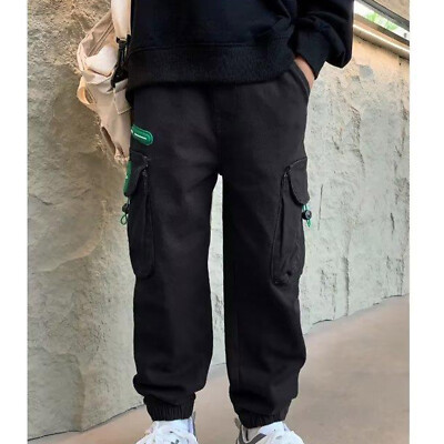 【SATIIIZ】Hape Under Cargo Sweatpants SEAUR Mens Punk Cargo Pants Hip Hop Techwear Harem Pants