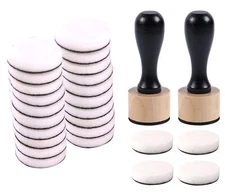 26 Packs Mini Ink Blending Tool Set 2 Mini Applicator Tools and 24 Replacemen...