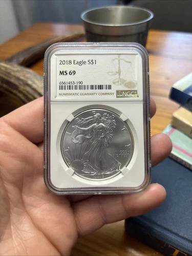 2018 $1 American Silver Eagle NGC MS69