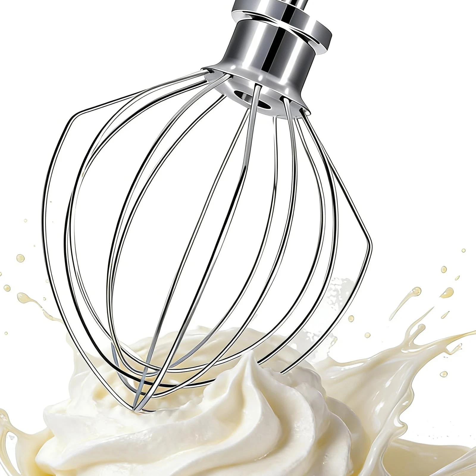KN256WW Whisk Attachment for KitchenAid 6 Qt Bowl-Lift Mixers - Dishwasher Sa...