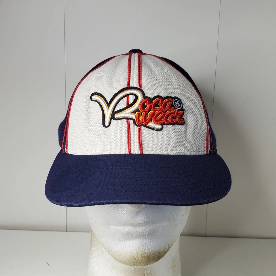 Rocawear Embroidered Logo Hat Baseball Cap Fitted Size 7 5/8 Wool Acrylic Y2K - Image 2 of 4