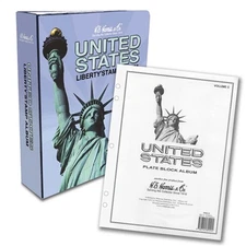 HE Harris Stamp Album US Plate Block Part C 1989 2019 Pages and Binder Free Post