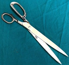 VINTAGE 12” H. BOKER & CO. TREE BRAND SCISSORS SHEARS RIGHT HAND HEAVY DUTY