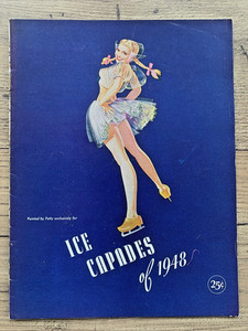 Vintage 1948 Ice Capades Souvenir Program Original Skating Show Memorabilia Rare