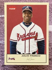 2005 Fleer Tradition Julio Franco #85 Atlanta Braves