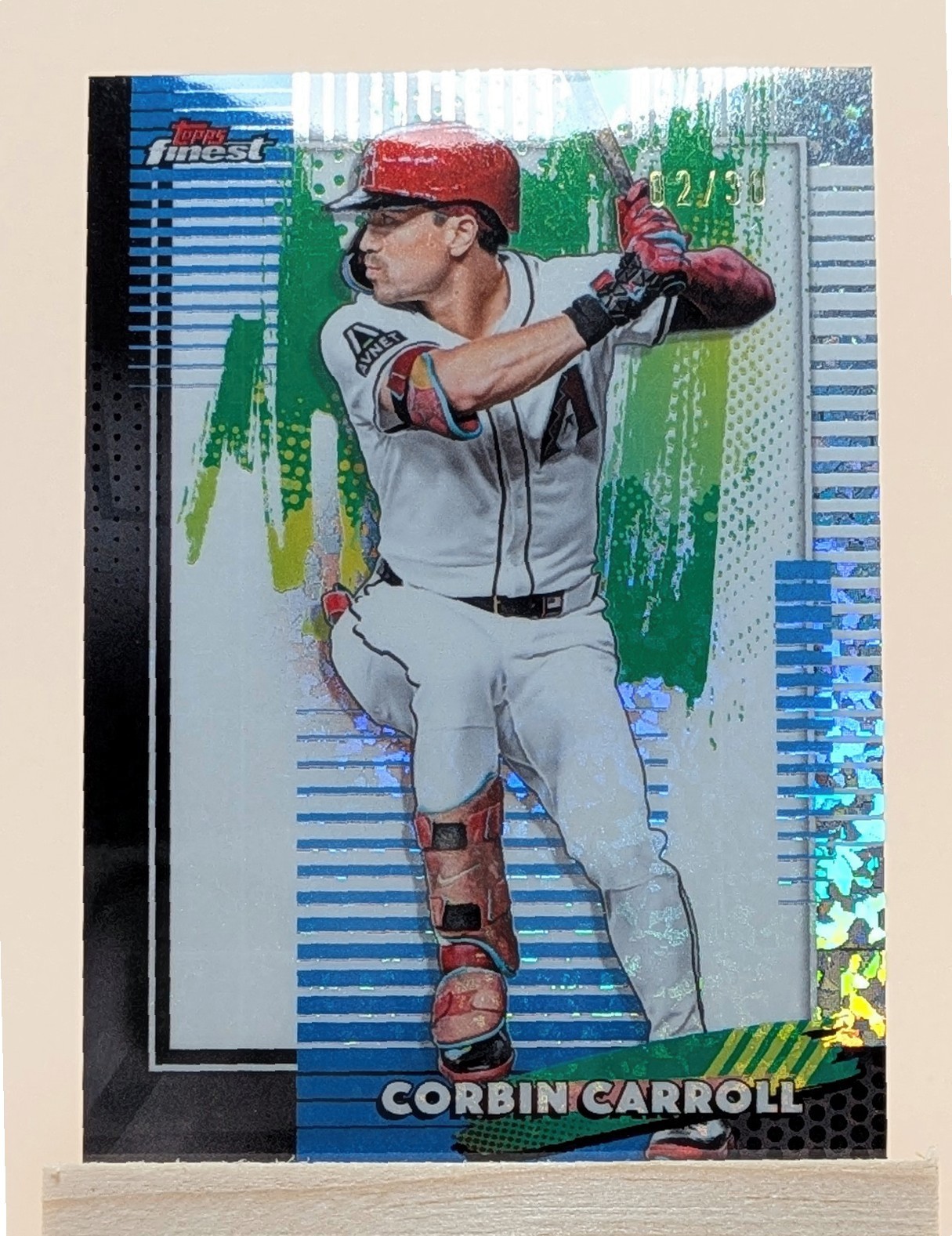 Corbin Carroll 2026 Topps Finest #17 /30 White Mini Diamond Arzona Diamondbacks