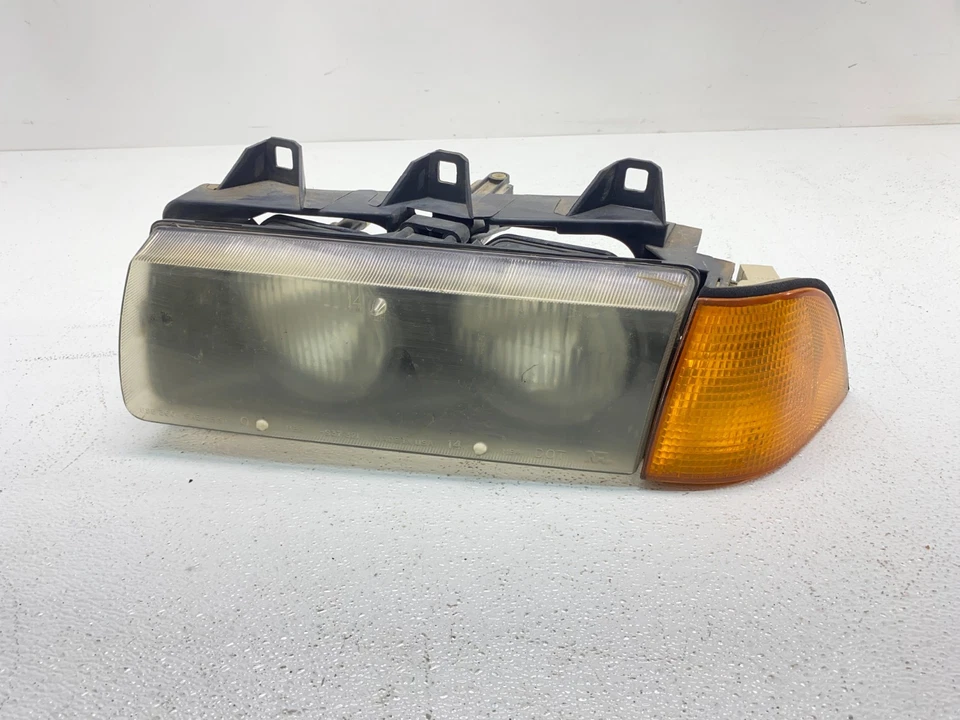 Conjunto de faros halógenos delanteros izquierdos del lado del conductor 91-99 BMW E36 serie 3 OEM✅ Foto 2 de 4
