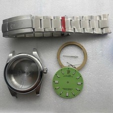 DIY SET for 2824 watch case  dial  hands  Stainless Steel Strap sapphire 41mm