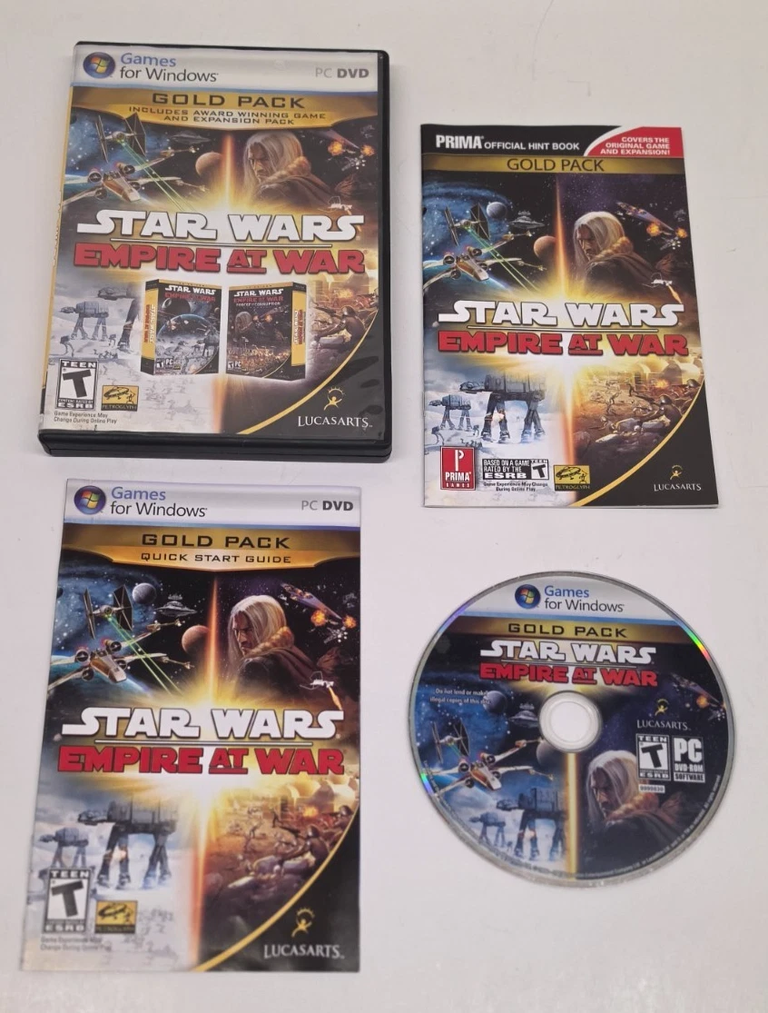 STAR WARS Empire at War-Gold Pack Video Games for sale | eBay