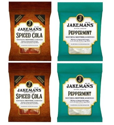 Jakemans Süßigkeiten Konvolut - Spicy Cola & Peppermint (2/4er Pack)