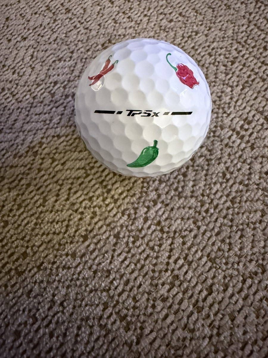 Taylormade 2025 TP5x Pix PEPPERS New 12 Golf Balls Stamped w