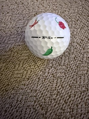 Taylormade 2025 TP5x Pix PEPPERS New 12 Golf Balls Stamped w