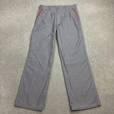 VINTAGE French Trousers Adult 32x31 Grey Workwear Chore Canvas Utility Mens