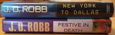 2 J.D. Robb Hardback Book Club Edition Books