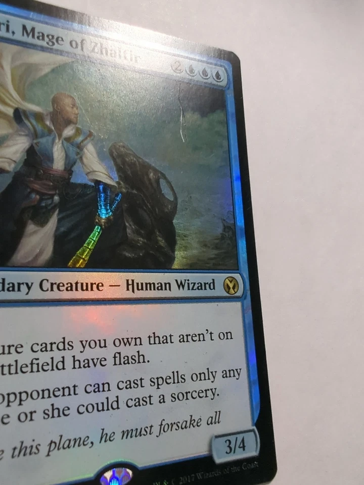Misprint | Miscut Near Mint x 1 Teferi, Mage of Zhalfir - Foil Iconic Masters - Image 2 of 3