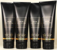 QTY 4 - Bath Body Works NOIR Men's Body Cream Lotion Ultimate Hydration 8oz