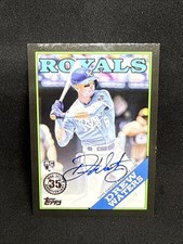 2023 Topps- 1988 Topps Baseball Autographs Drew Waters  Black /199 (AU, RC)