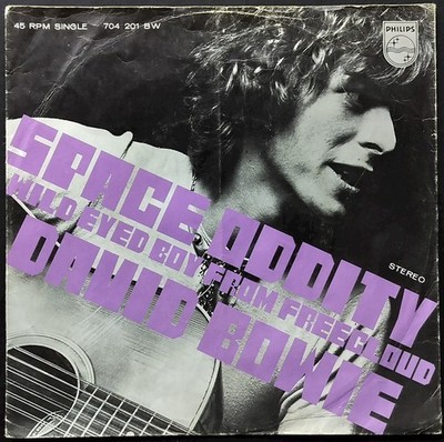 DAVID BOWIE   1969 NETHERLANDS Picture Sleeve 45   Space Oddity   First Pressing