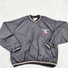 Vtg Dale Earnhardt Jacket Mens Medium Black Windbreaker Nylon Racing Pullover 3