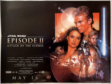 Star Wars Episode II Attack of the Clones (2002), Original Uk Quad Poster