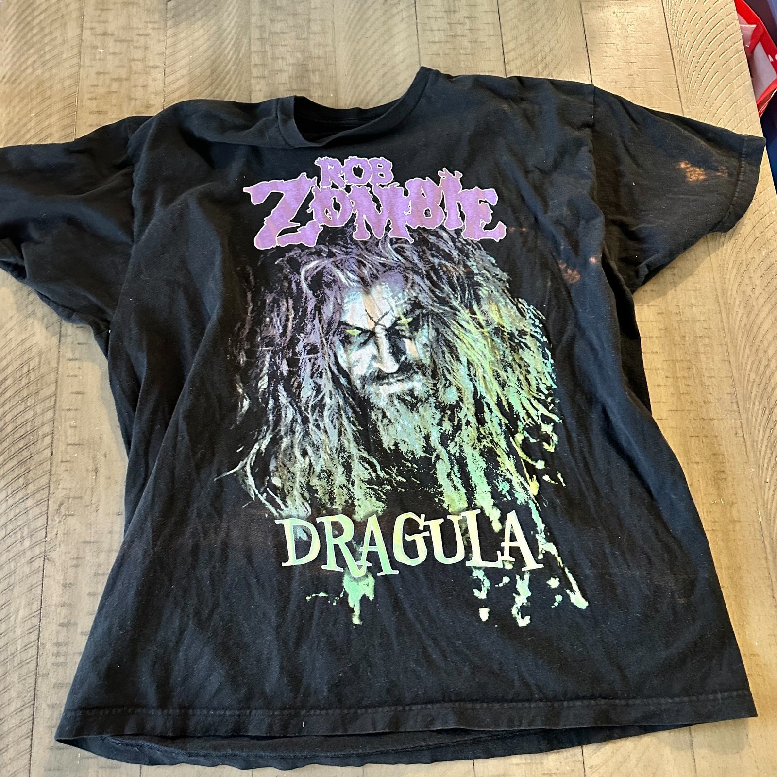 ALTRA T shirt uomo Rob Zombie Distressed Dragula taglie forti XXL