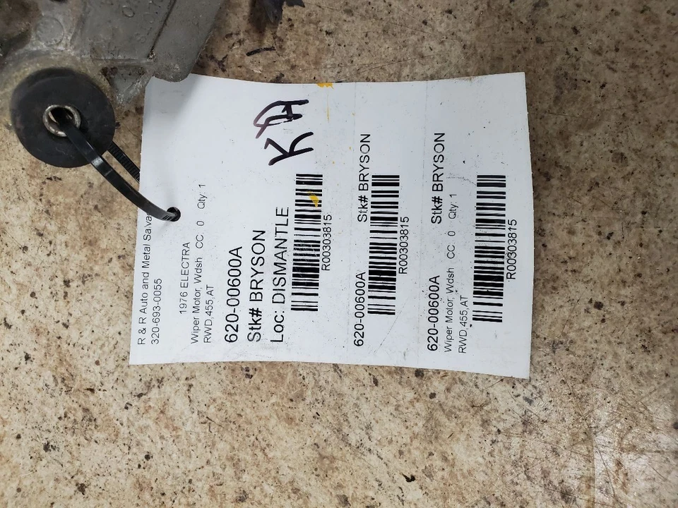 Windshield Wiper Motor With Pulse Wiper Fits 75-79 BUICK 303815 - Image 3 of 3