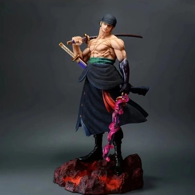 #ad #ad 50 cm Roronoa Zoro Five Sword Style Statue – One Piece Oversize GK PVC Figure $99.00