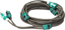 KICKER 47KMI3 KMI3 9.8 ft. 3 Meter Marine 2-Channel OFC RCA Audio Signal Cable