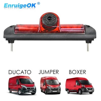 Pour Fiat Ducato Citroen Relais Peugeot Boxer Caméra de recul feu stop HD CCD - Photo 1/4