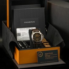 Panerai Luminor Marina 1950 3 Days Automatic 44mm Titanium Brown Dial PAM01351 4