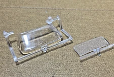 67 Chevy Chevelle Pro Street Front and Rear Glass 1/25 scale Model Kit PARTS AMT