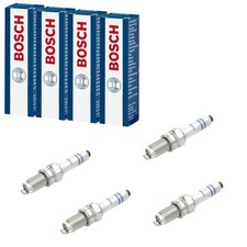 4x BOSCH DOUBLE PLATINUM ZÜNDKERZEN 0 241 145 523 passend für 4-ZYLINDER AUDI