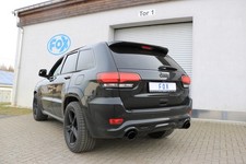 FOX Sportauspuff Jeep Grand Cherokee WK II, Bj. ab 2014, 129x106mm re/li Schwarz
