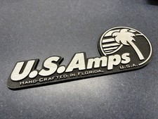 U.S. Amps Amplifier Amp Badge Logo Emblem Flo...