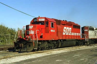 ORG SLIDE SOO 6612 SD40-2 RED PAINT