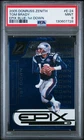2005 Donruss Zenith Epix Blue #E-24 Tom Brady Epix Blue-1st Down PSA 9