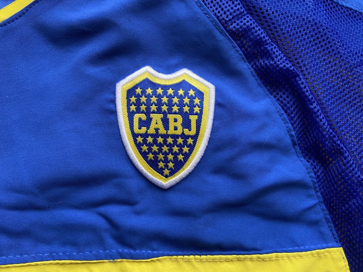 BOCA JUNIORS 2003 2004 HOME FOOTBALL SHIRT SOCCER JERSEY NIKE sz L