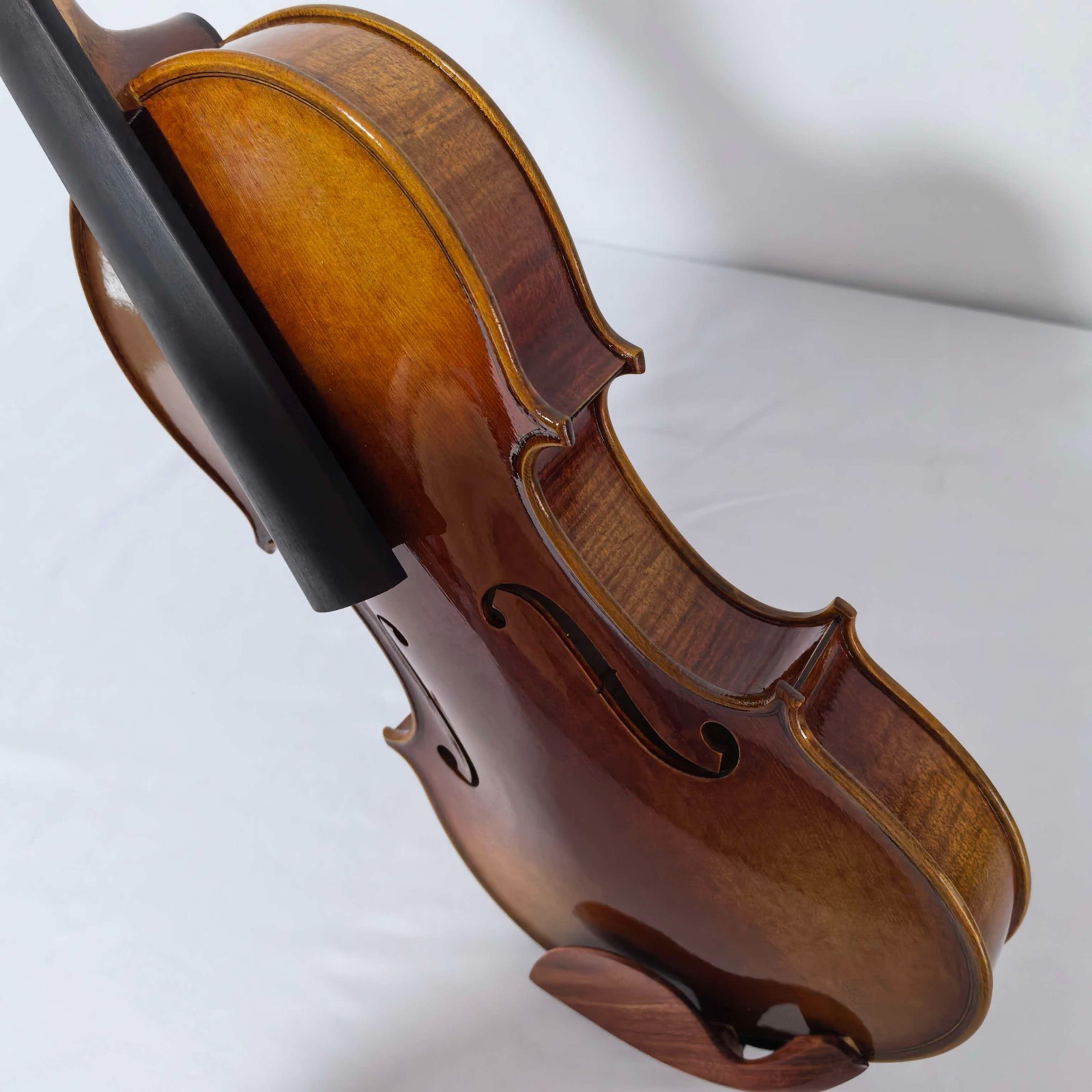 Handmade Stradivarius Model 4/4 Acoustic Violin with Case &Bow (DDP to USA)