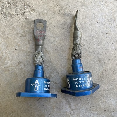 Pair Of AD Rectifier Model 10x7p 1N1478 1051